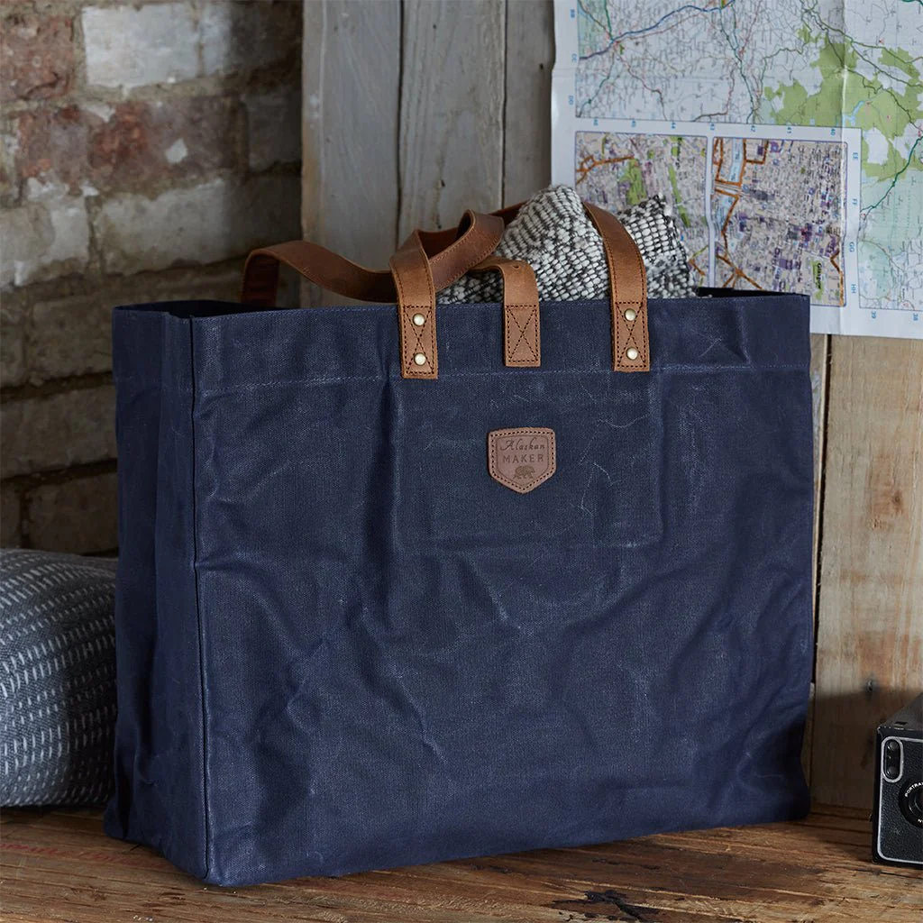 Waxed Canvas Tote Bag - Image 8