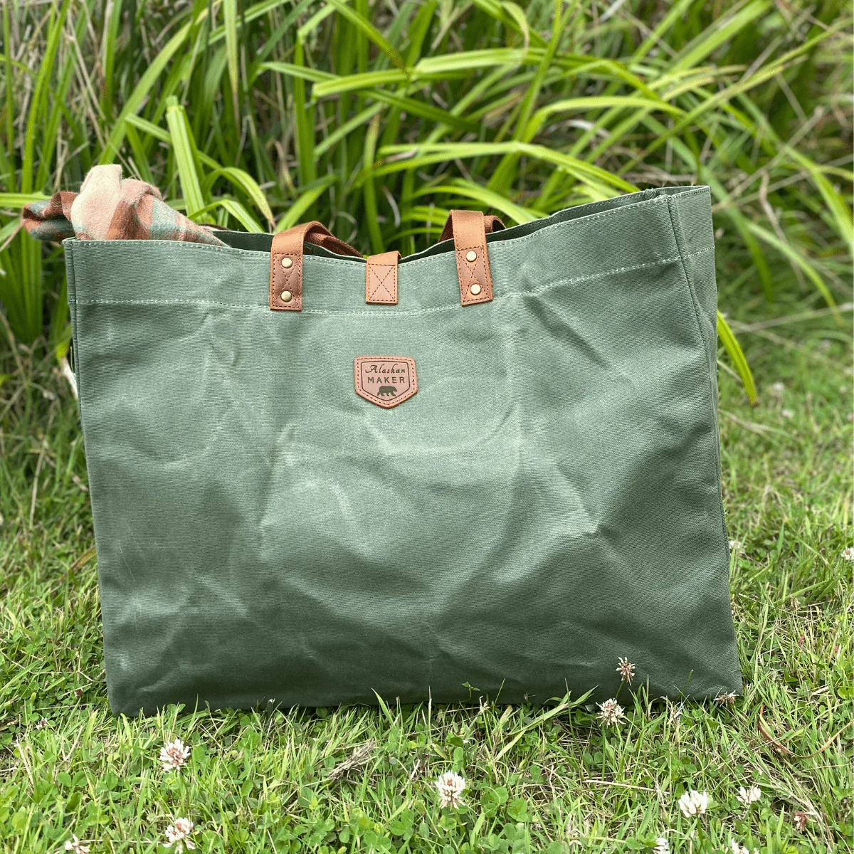 Waxed Canvas Tote Bag - Image 9