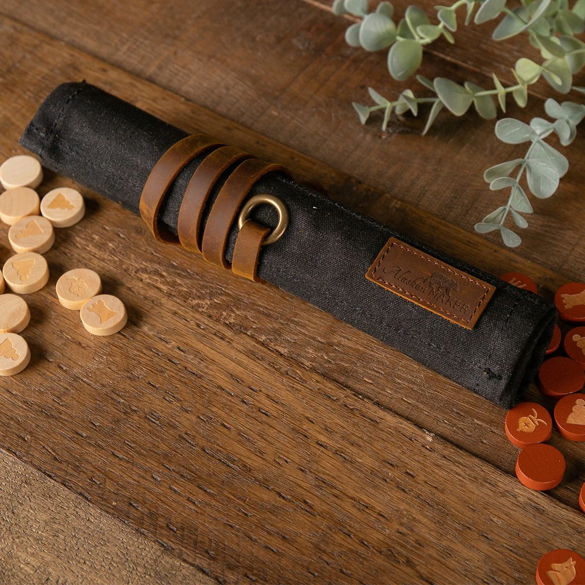 Waxed Canvas Travel Chess Set - Image 3