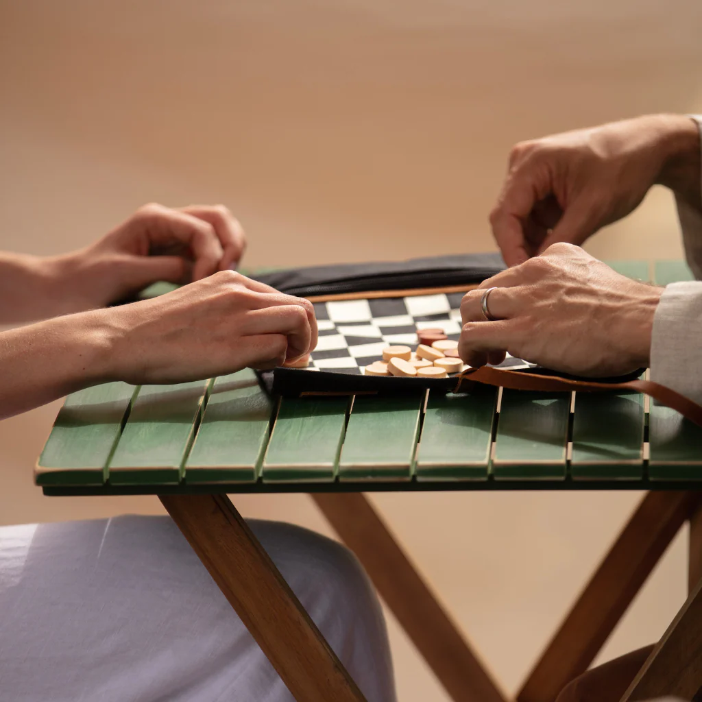 Waxed Canvas Travel Chess Set - Image 4