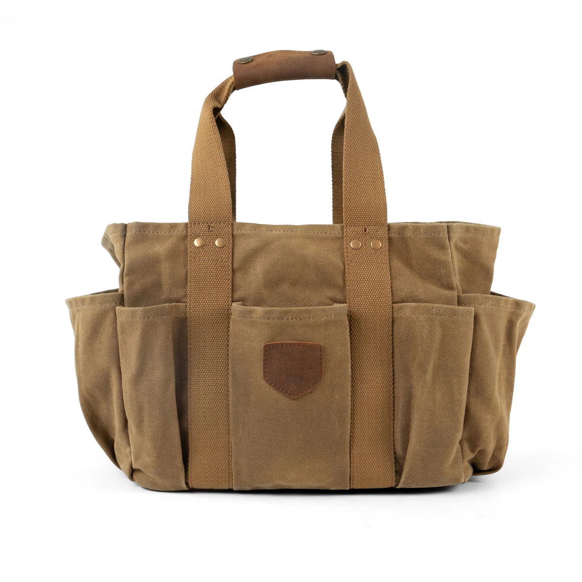 Brown Waxed Canvas Gardening Bag - Image 7