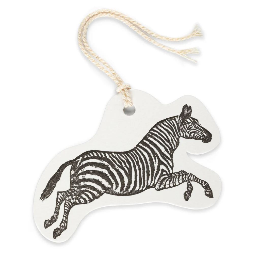 Zebra Gift Tag - Pack of Three - Image 3